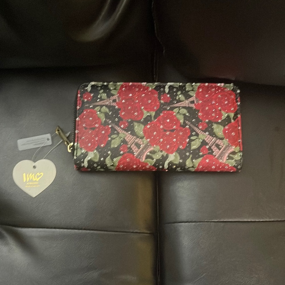Brand new black Paris inspired wallet